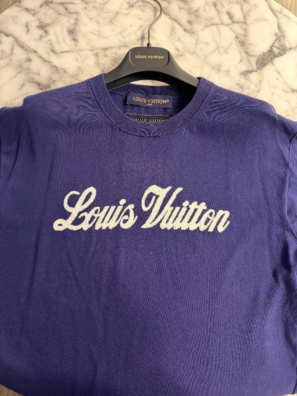 Louis Vuitton Logo Knit T-Shirt **Used**